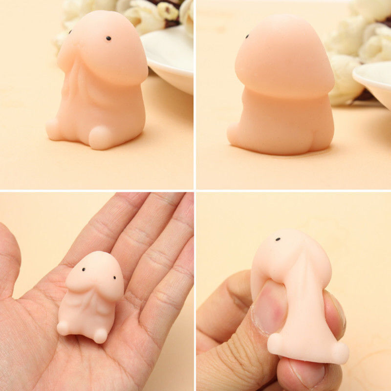 Mochi Dingding Squishy Focus Squeeze Abreact Soft Cute Healing Toy Fun Joke Gift